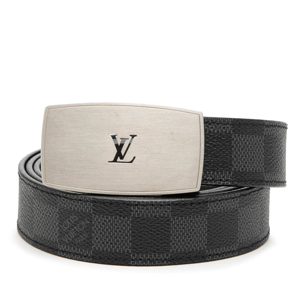 Pre-Loved Louis Vuitton Damier Graphite Ceinture Belt